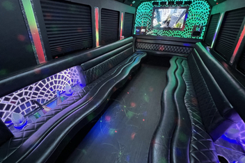 Lubbock Limo Bus Interior