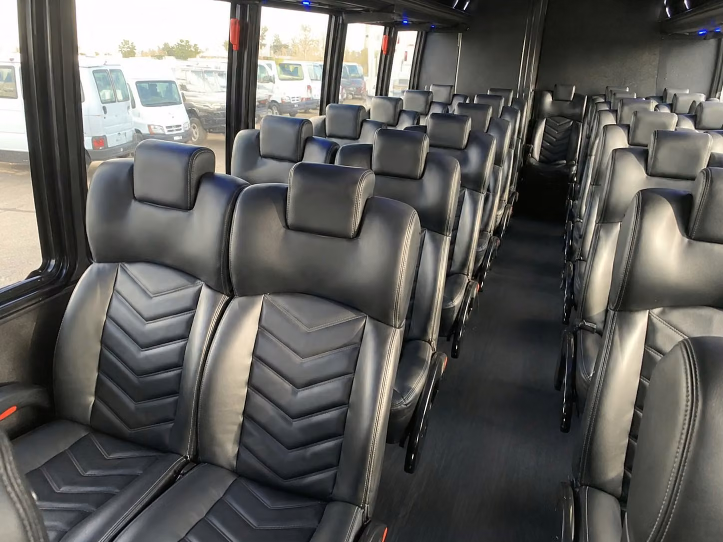 15 passenger minibus inside
