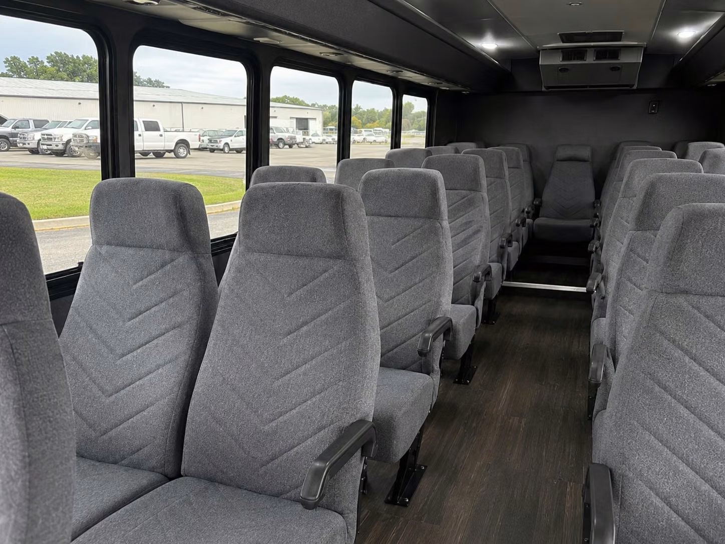15 passenger minibus interior