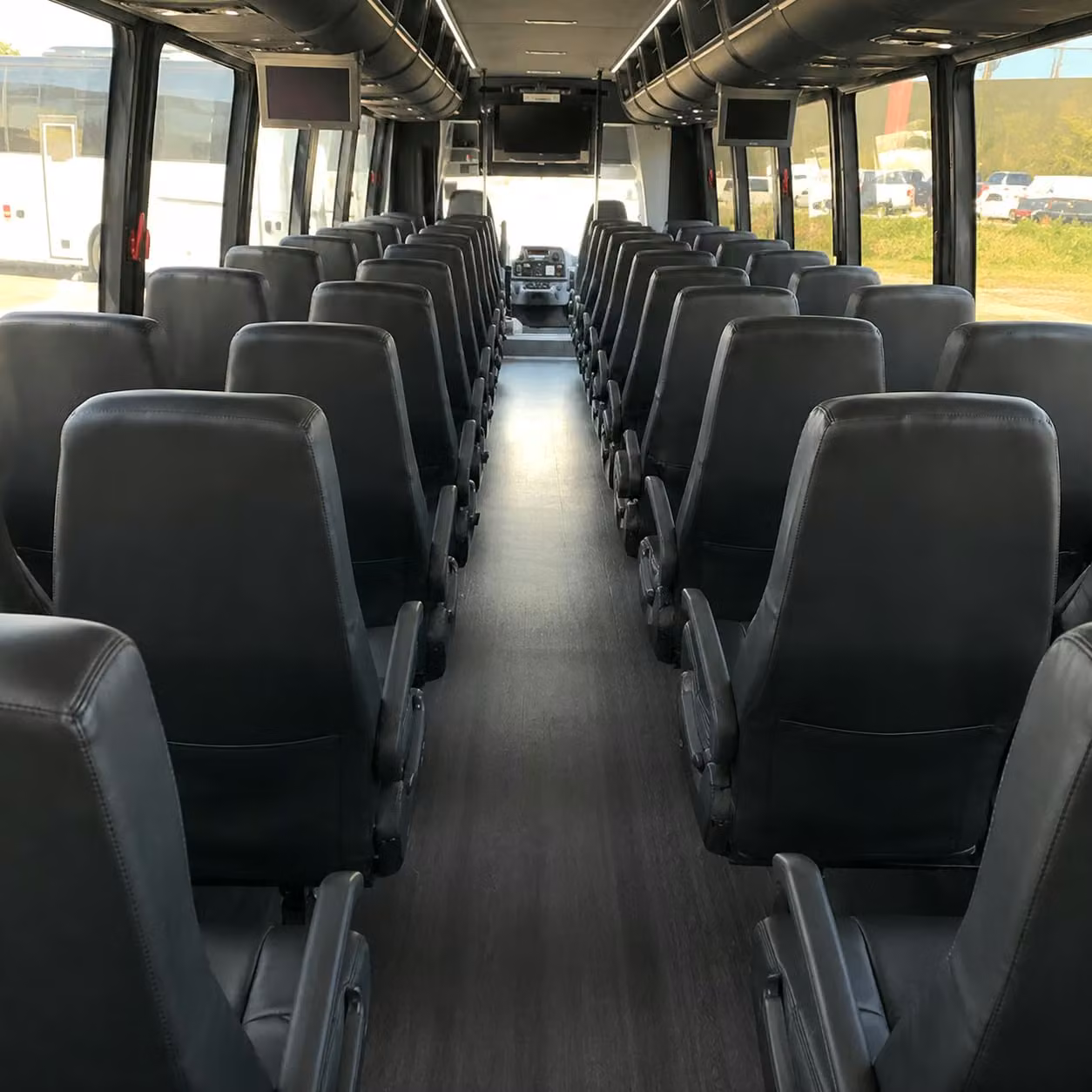 25 passenger minibus interior