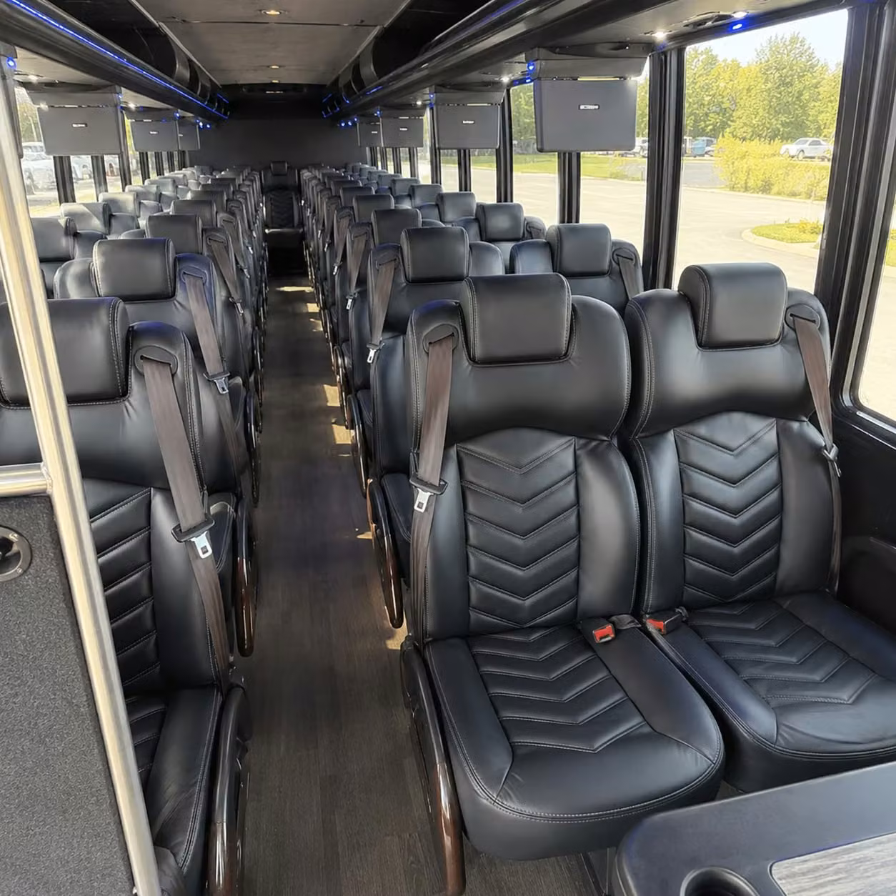 30 passenger minibus inside