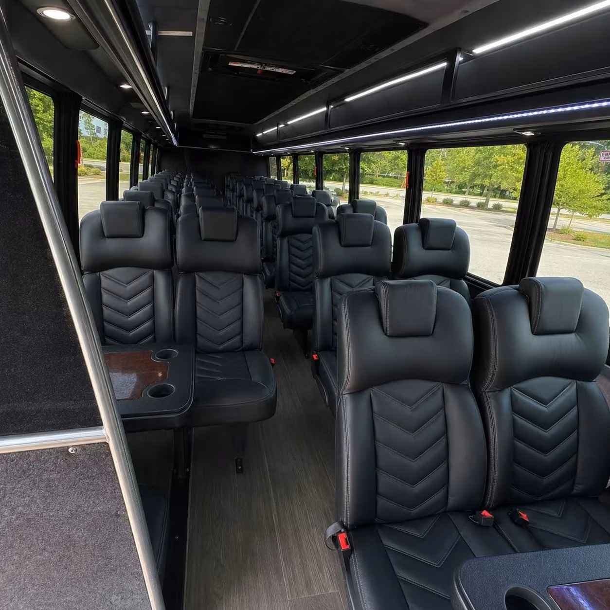 35 passenger minibus inside