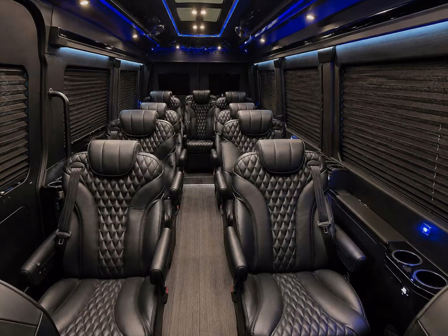 sprinter van with driver inside