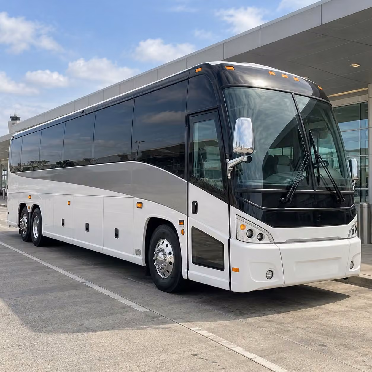 use a lubbock prom shuttle bus to cover multiple pickup locations across town